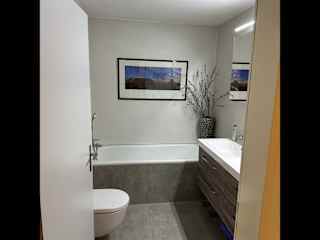 Bathroom with tub