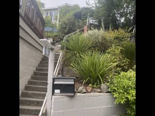 Front stairs to the house