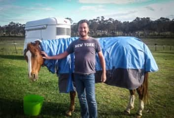 Horse and Dog Sitting in the Blue Mountains Australia