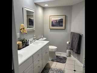 Guest bath, two sinks