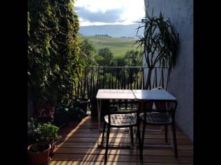 The entrance terrasse