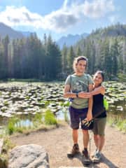 Cayman and I at Rocky Mountain National Park.
