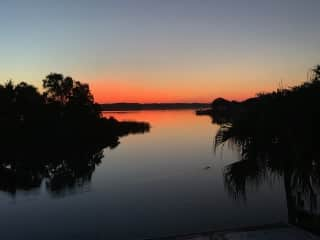 Sunrise from house