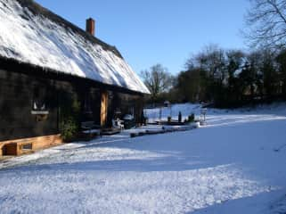 back of the house in winter!