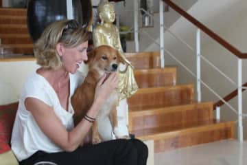 Celebrating Christmas with a new friend in Phuket :)
