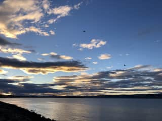 View of the sea from Helensburgh town centre