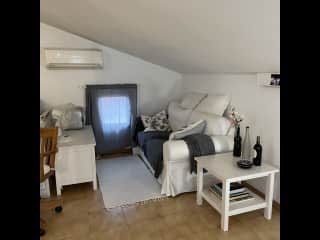 Guest room in attic