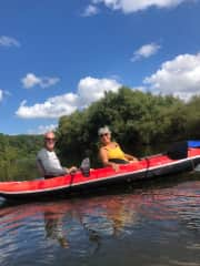 Jim and I love to go out in our canoe .