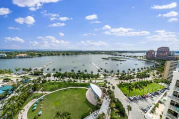 Eastern view from our rooftop. The roof affords a 180 degree view of West Palm Beach.