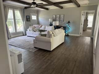 Spacious living room