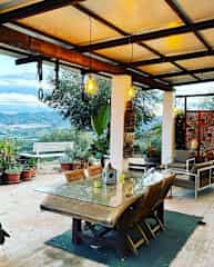 One part of the terrace