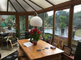 Patio from Conservatory