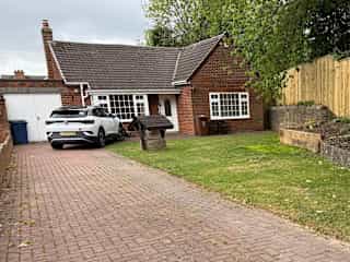 Front Garden - long driveway with EV Chargepoint