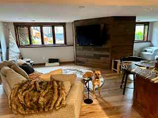 Lower level with Google TV
