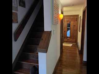 stairs; the staircase is pretty steep, fyi.