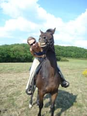 Me and my horse "Lamont"