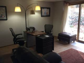 Office in lower level