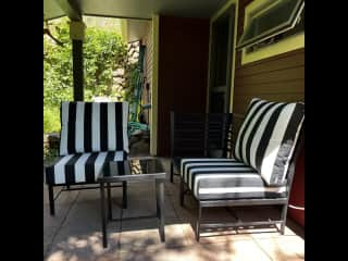 Guest room patio