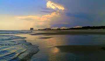 Low tide at our beach