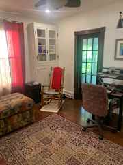 Rock away in our family heirloom rocking chair