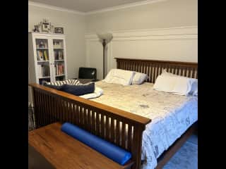 Master bedroom with king bed (guest bedroom has queen)