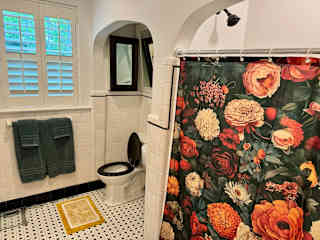 Guest bath with tub and shower