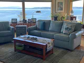 Living Room with a 360-degree view of ocean and mountains