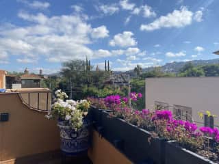 View from rooftop deck.