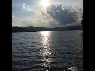 Sunset on Curtis Pond  12 min drive. Our favorite local swim and paddle spot
