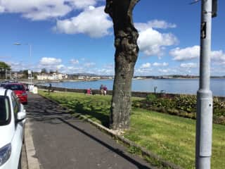 The promenade just outside my front door