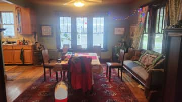 View of dining room from living room