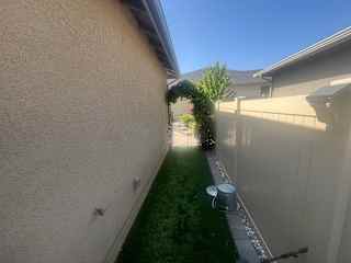 West side back yard