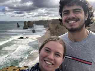 Tariq and Brianna exploring Victoria, Aus