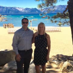 Jamie and I at a wedding in South Lake Tahoe, CA.
