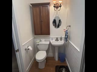 First floor half bath