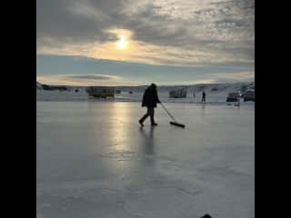 Curling Bonspiel on the lake December 31, 2022. So much fun!