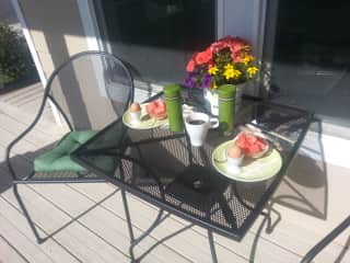 sunny porch