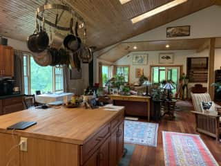 Kitchen island/living room