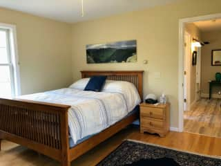 Main bedroom and hall.