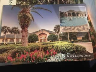 Activity Center and outdoor pool.