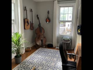 Music room. Sorry the bass is off limits to use.