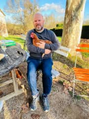 Matt & french hen :-)
