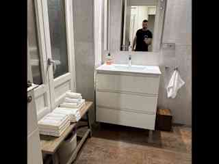 The guest bathroom