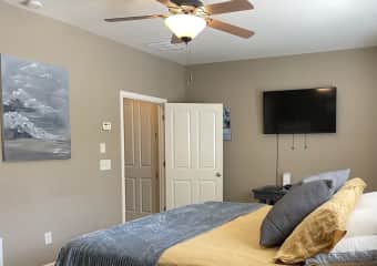 Also smart tv located in master bedroom