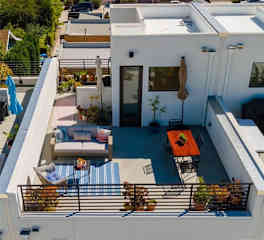 Rooftop deck! Note: we have a grill and slightly different furniture up there, plus some fruit trees and herbs.