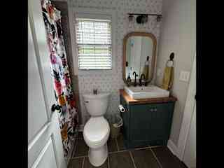 Downstairs bathroom.