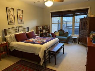 Lower-level Master Bedroom.