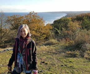 Me enjoying nature in Sweden