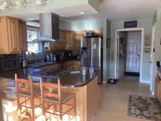 Kitchen and mudroom