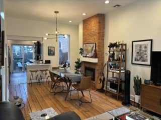 Living room & dining area